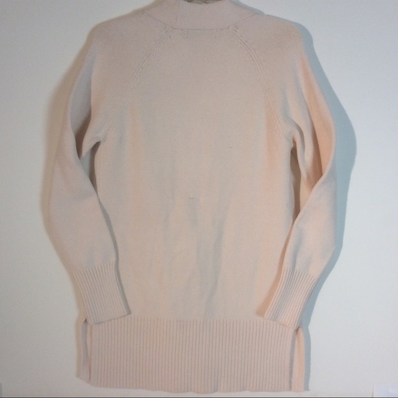 Magaschoni Cream Open Front Cardigan Sweater SNAGS - Picture 5 of 7